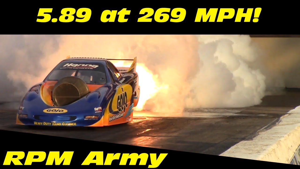 269mph Jet Powered Dragster at Night of Thunder RPM Army